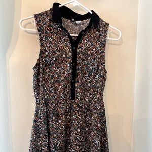 flower printed dress